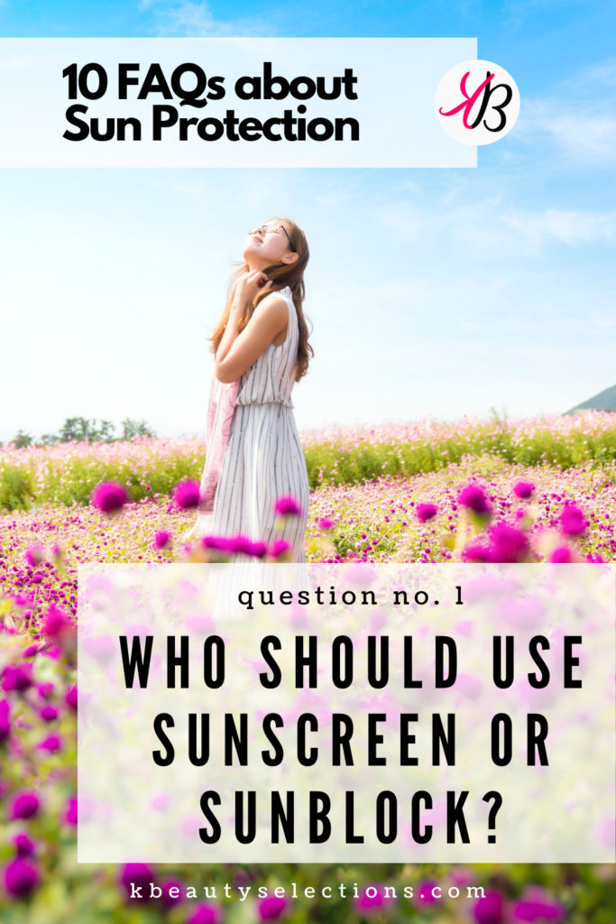 sunscreen vs sunblock Q1