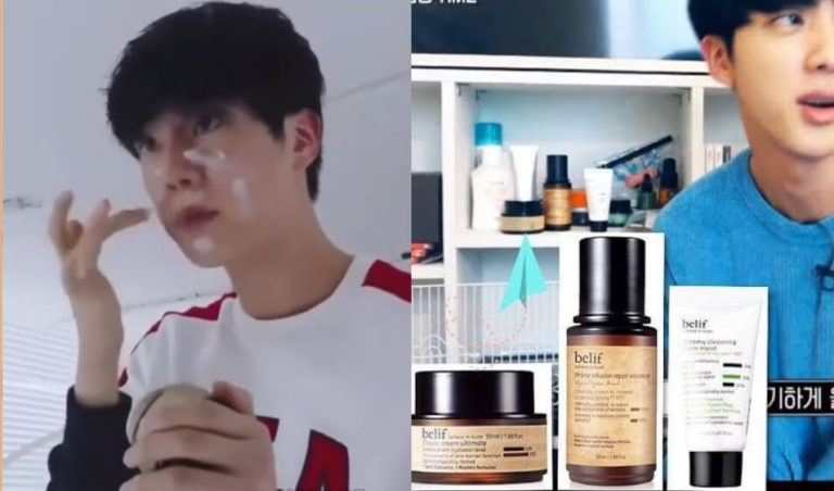 BTS Jin Skincare Routine