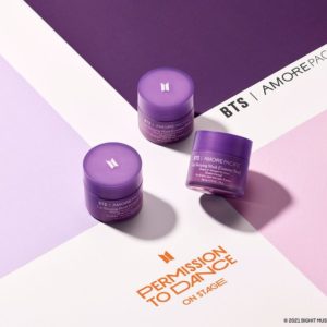 Amorepacific's Laneige sleeping mask in collaboration with BTS