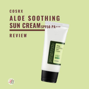 COSRX Aloe Soothing Sun Cream SPF50 PA+++